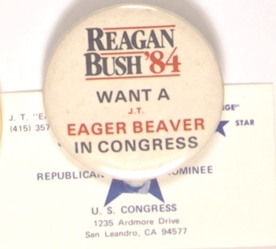 Reagan-Beaver California Coattail and Card
