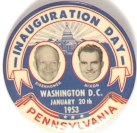 Eisenhower-Nixon Inaugural Jugate Pennsylvania