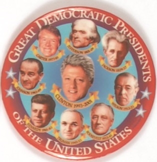 Clinton 4 Inch Democratic Presidents