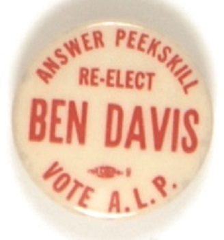 Answer Peekskill, Re-Elect Ben Davis