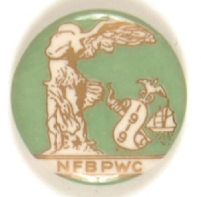 Suffrage NFBPWC 1919 Pin
