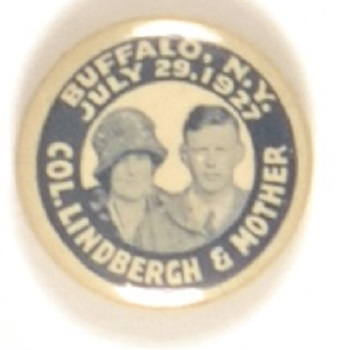 Col. Lindbergh and Mother, Buffalo N.Y.
