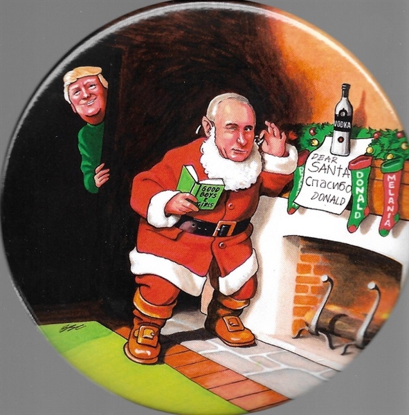 Trump, Putin Santa Claus by Brian Campbell