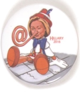 Hillary Pinocchio by Brian Campbell