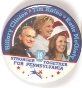 Clinton, McGinty Stronger Together for Pennsylvania
