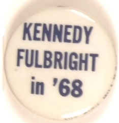 Kennedy and Fulbright in 68