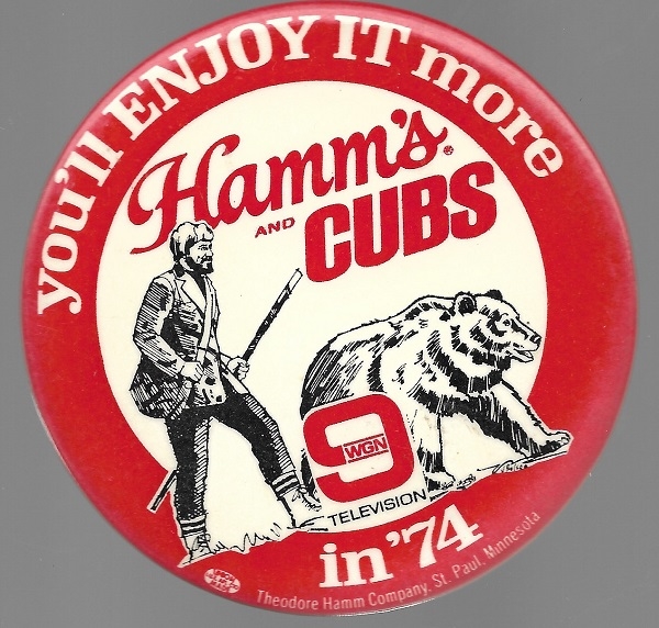 Hamms Beer and the Cubs, WGN 1974 Celluloid