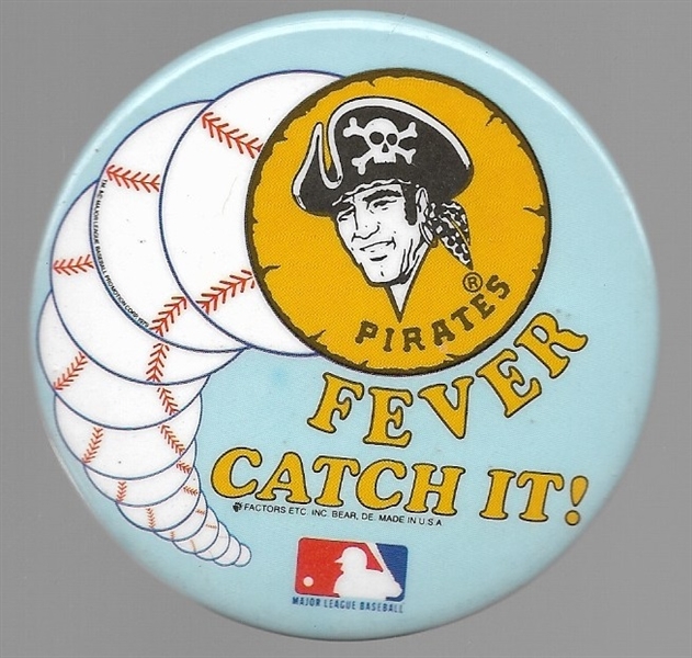 Pittsburgh Pirates Baseball Fever Pin