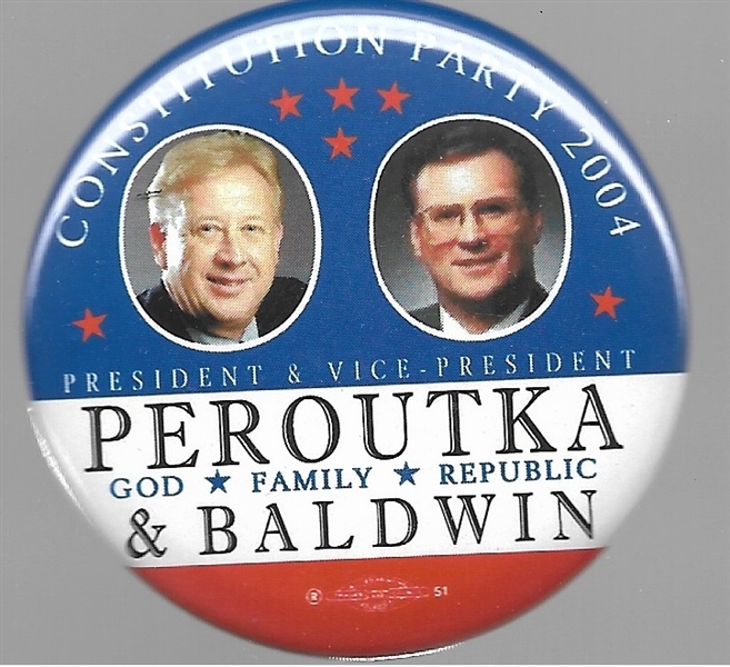 Peroutka, Baldwin Constitution Party