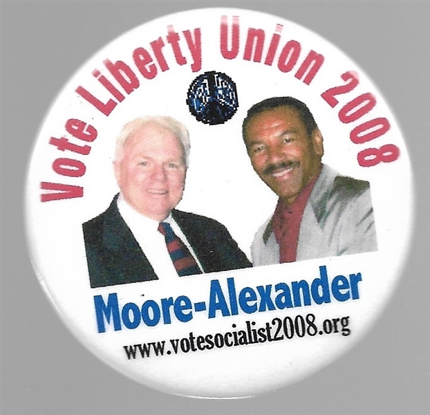 Moore, Alexander Liberty Union Party Pin