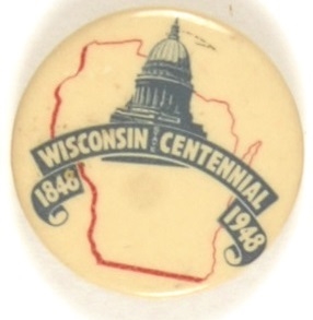 Wisconsin 1948 Centennial Pin