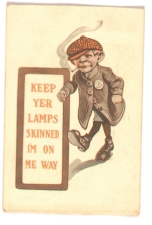 Votes for Women Keep Yer Lamps Skinned Postcard