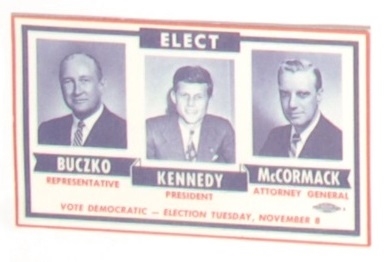 Kennedy-Buczko-McCormack Massachusetts Election Card