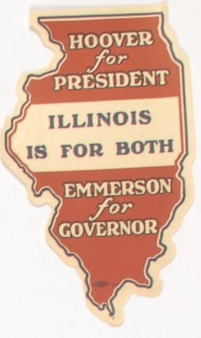 Hoover, Emmerson Illinois Coattail Sticker