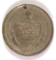 South Dakota 1889 Prohibition Medal