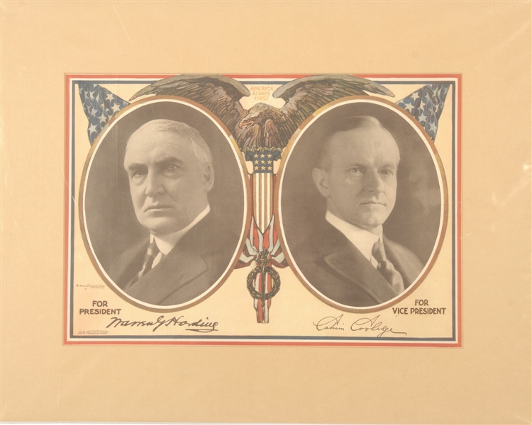 Harding-Coolidge America Always First