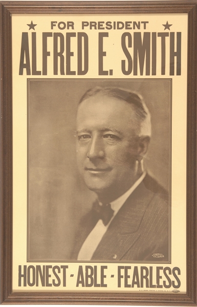 Alfred E. Smith Honest, Able, Fearless