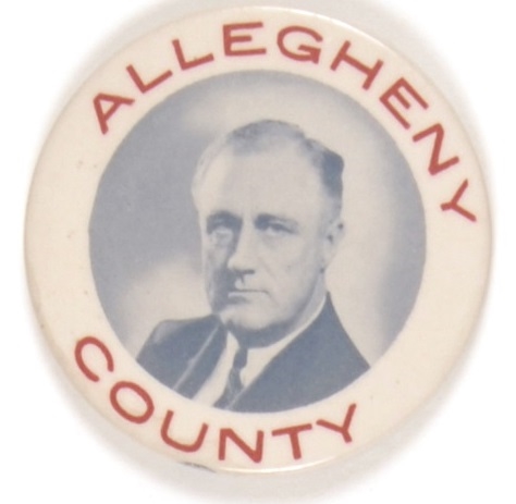 Allegheny County for Franklin Roosevelt