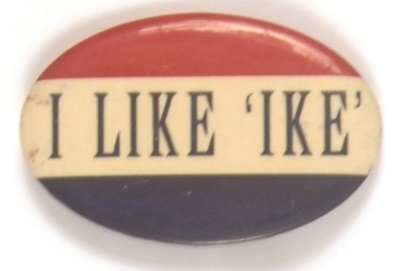 I Like Ike Oval Eisenhower Pin