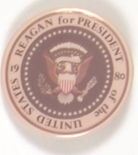 Reagan for President 1980 Presidential Seal Pin