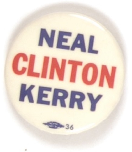 Neal, Clinton, Kerry Massachusetts Coattail