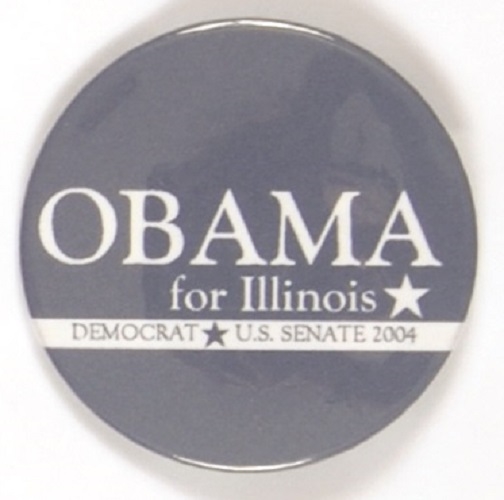 Obama for Illinois U.S. Senate Pin
