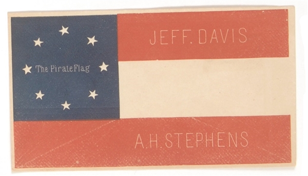 Jefferson Davis Rare Confederate Cover