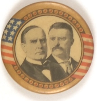 McKinley and Roosevelt Stars and Stripes Border