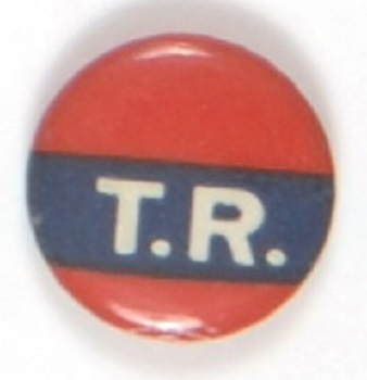 Roosevelt "TR" Red, White and Blue Celluloid