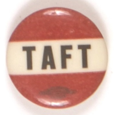 Taft Red and Black Celluloid