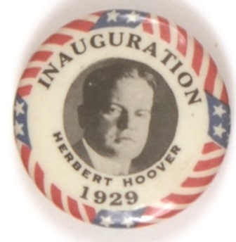 Hoover 1929 Inaugural Celluloid