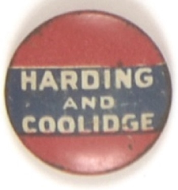 Harding, Coolidge Red. White and Blue Litho