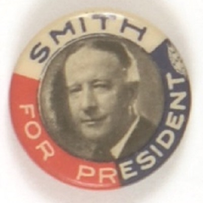 Al Smith for President Picture Pin