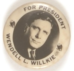 Willkie for President Larger Eagles Design