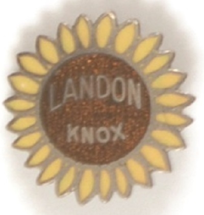 Landon-Knox 7/8 Inch Enamel Sunflower