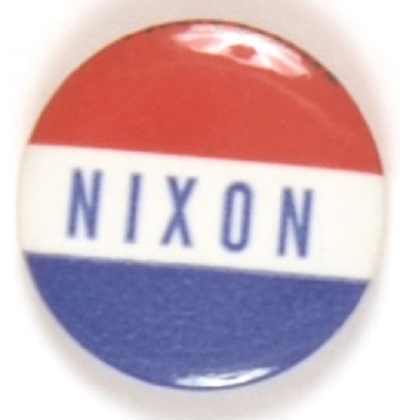 Nixon Red, White and Blue Celluloid