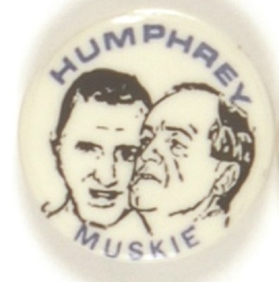 Humphrey-Muskie Celluloid Jugate