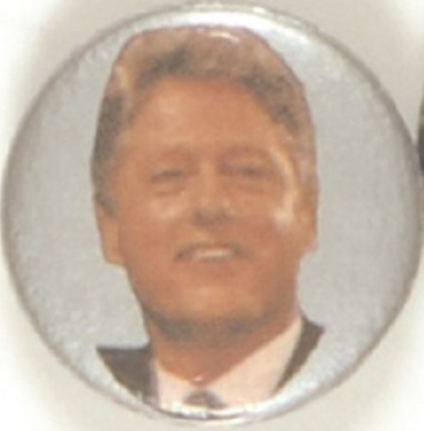 Bill Clinton Silver Celluloid