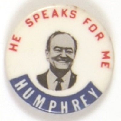 Humphrey He Speaks for Me