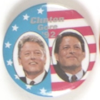 Clinton-Gore Flag Jugate