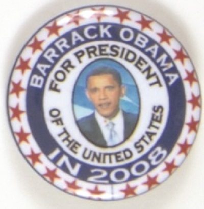 Obama for President 2008 Celluloid