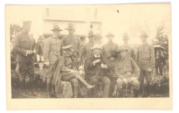 Theodore Roosevelt Military Postcard