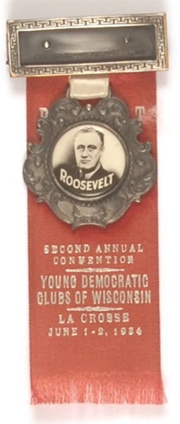 FDR Wisconsin Young Democrats Badge