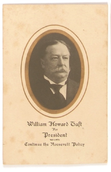 Taft for President 1908 Postcard