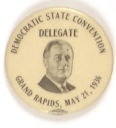 Roosevelt 1936 Michigan State Convention