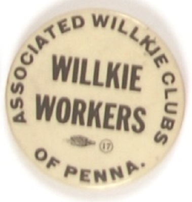 Willkie Workers Pennsylvania Associated Clubs