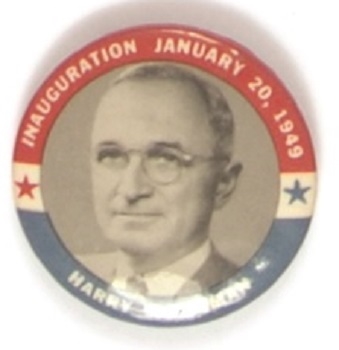 Harry Truman Inaugural Celluloid