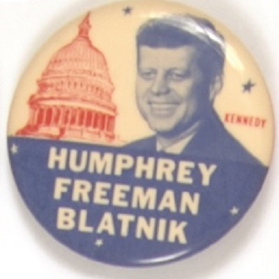 Kennedy, Humphrey, Freeman, Blatnik Minnesota Coattail