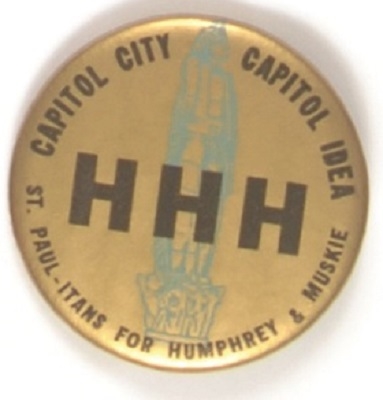 Humphrey Capitol City St. Paul Celluloid Gold Version