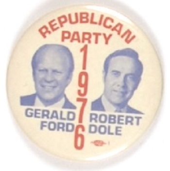 Ford-Dole Republican Party Jugate